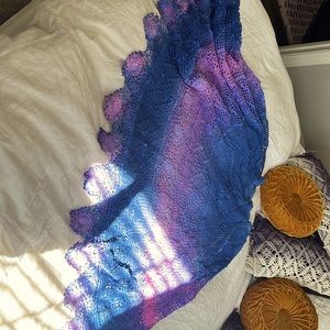 Hand made skirt with blue short shorts. Eye catching and beautiful!